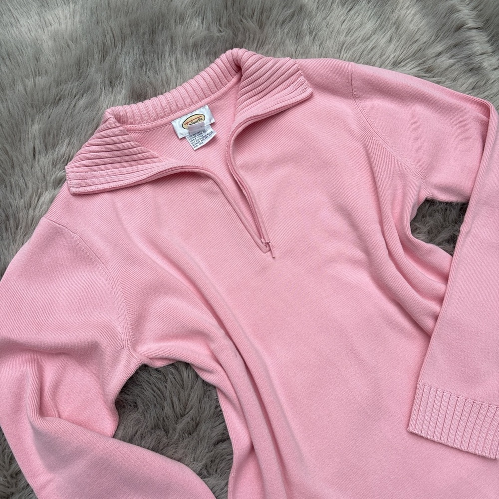 SOLD Talbots Pink Cowl Neck Sweater Soft Knit